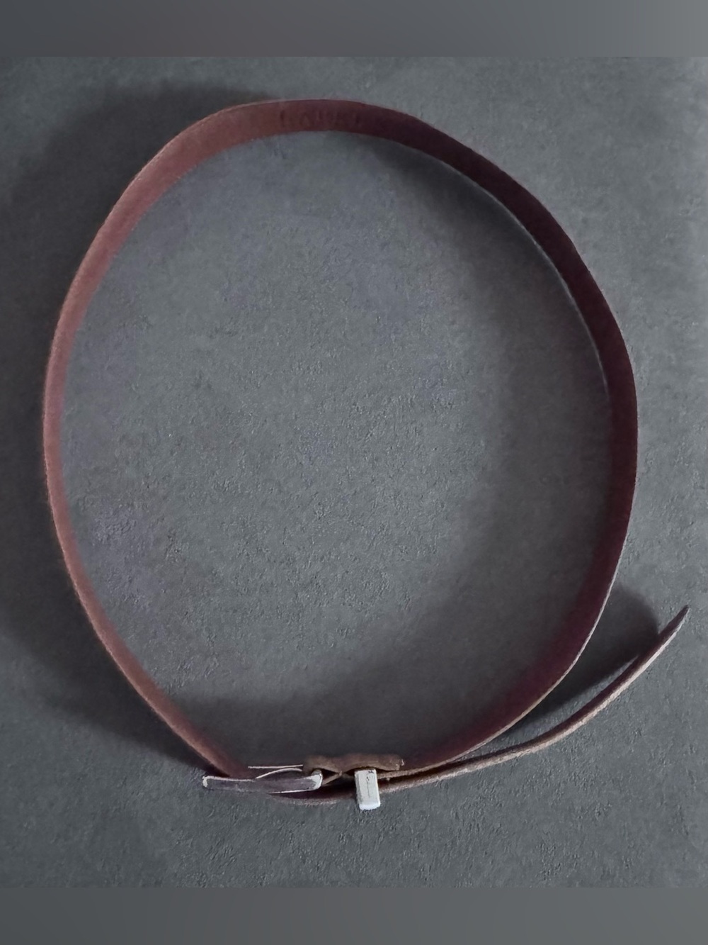 Ralph Lauren Brown Leather Women’s  Belt with Silver Tone Buckle